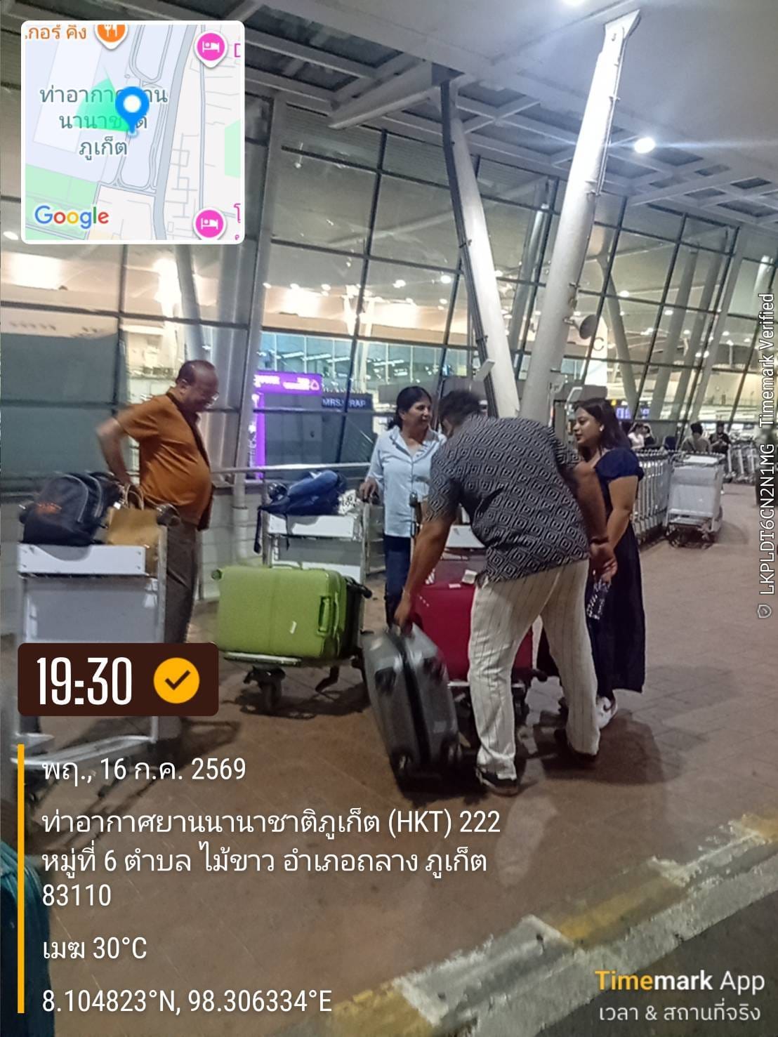 Luggage assistance at Phuket International Airport